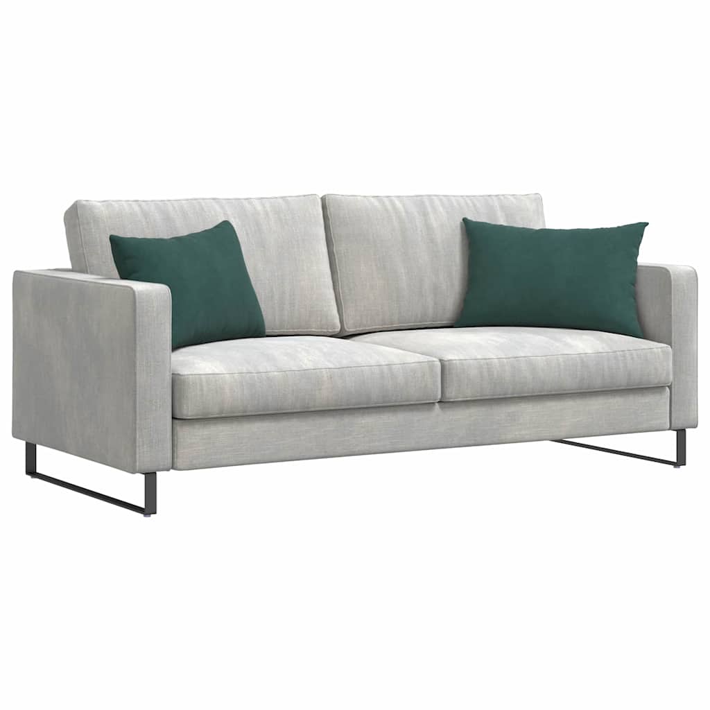 VidaXL Sofakissen 2 Stück dunkelgrün 60 x 40 cm Cordstoff