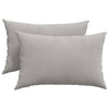 VidaXL Sofakissen 2 Stück hellgrau 60 x 40 cm Stoff