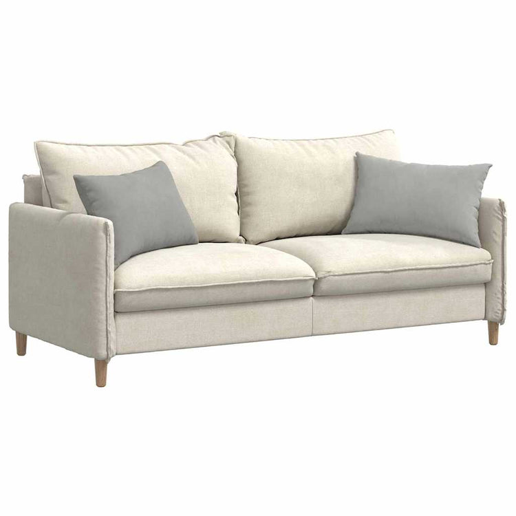 VidaXL Sofakissen 2 Stück hellgrau 60 x 40 cm Stoff