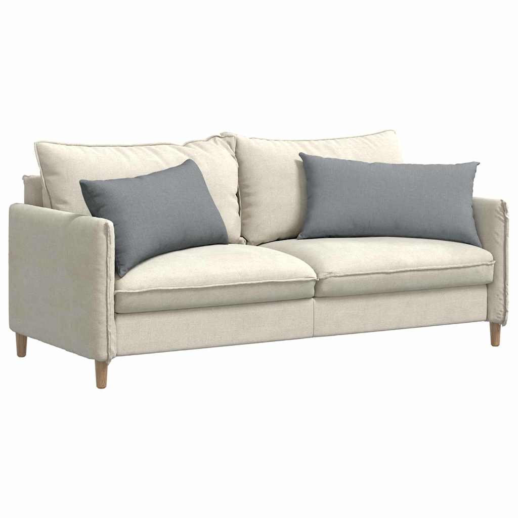 VidaXL Sofakissen 2 Stück hellgrau 80 x 40 cm Stoff