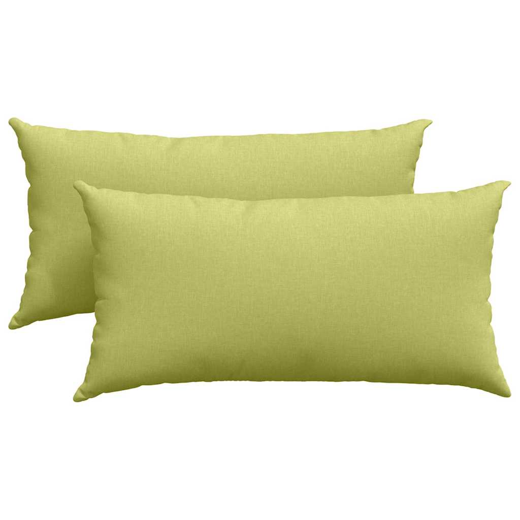 VidaXL Sofakissen 2 Stück hellgrün 80 x 40 cm Stoff