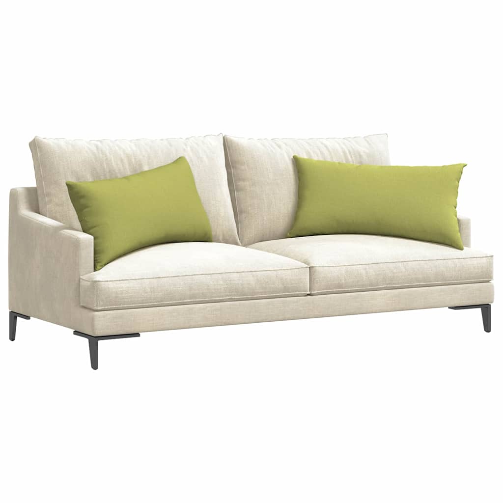 VidaXL Sofakissen 2 Stück hellgrün 80 x 40 cm Stoff