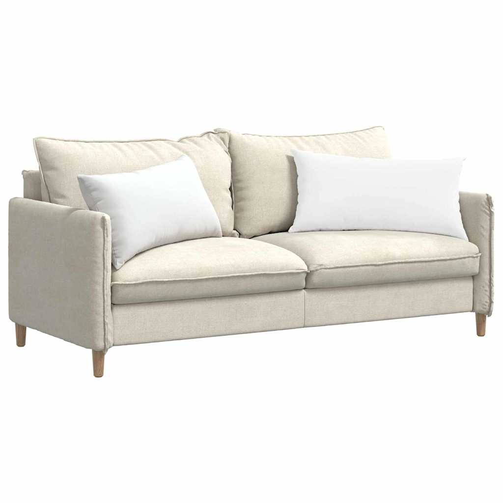 VidaXL Sofakissen 2 Stück weiß 80 x 40 cm Stoff