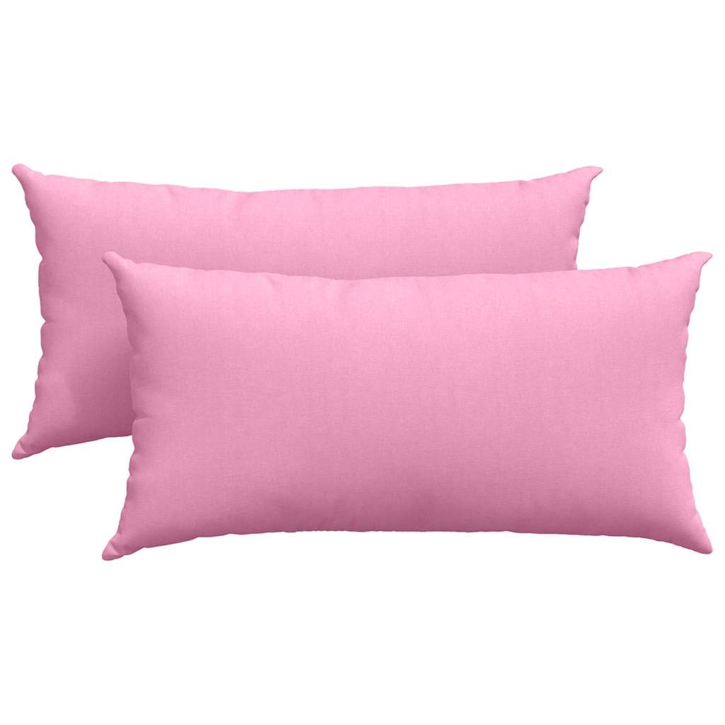 VidaXL Sofakissen 2 Stück rosa 80 x 40 cm Stoff
