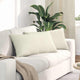 VidaXL Sofakissen 2 Stück Creme 80 x 40 cm Cordstoff