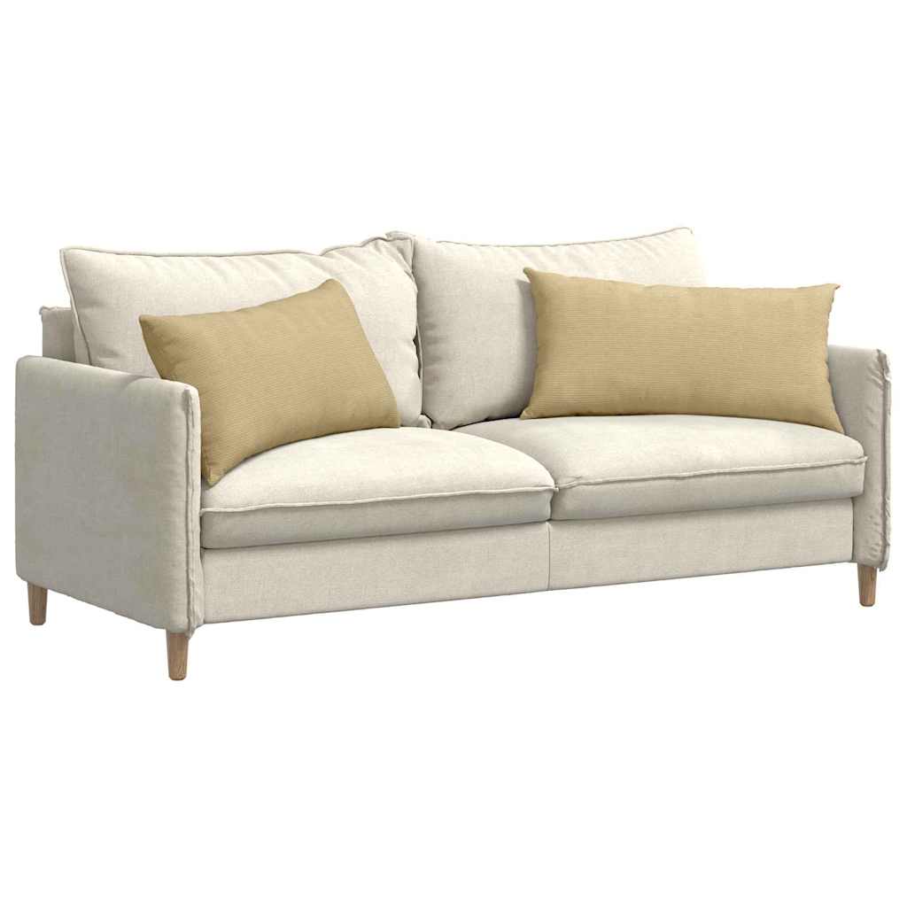 VidaXL Sofakissen 2 Stück grau grün 80 x 40 cm Cordstoff