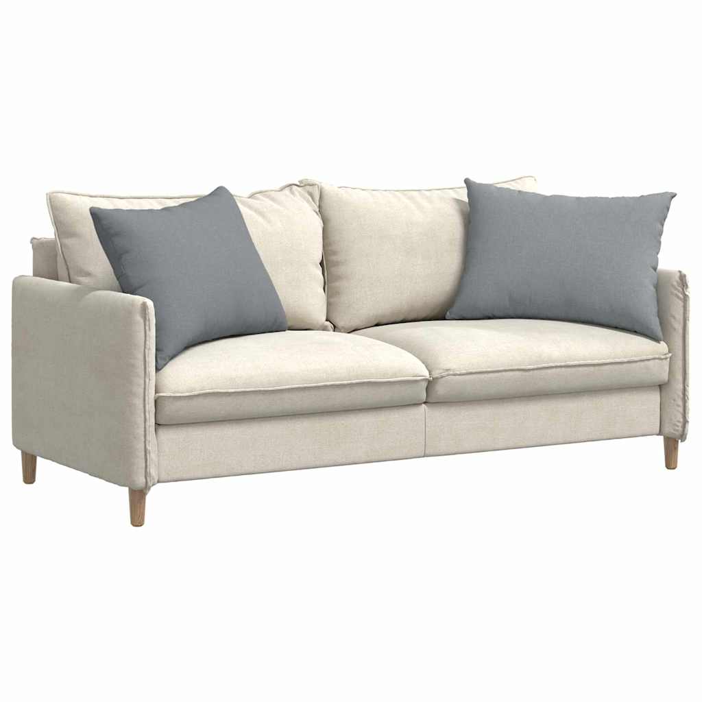 VidaXL Sofakissen 2 Stück hellgrau 70 x 50 cm Stoff