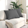 VidaXL Sofakissen 2 Stück dunkelgrau 70 x 50 cm Stoff