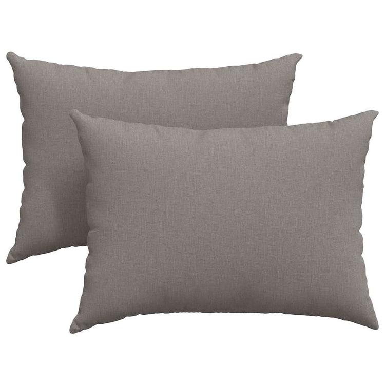 VidaXL Sofakissen 2 Stk. Taupe 70 x 50 cm Stoff