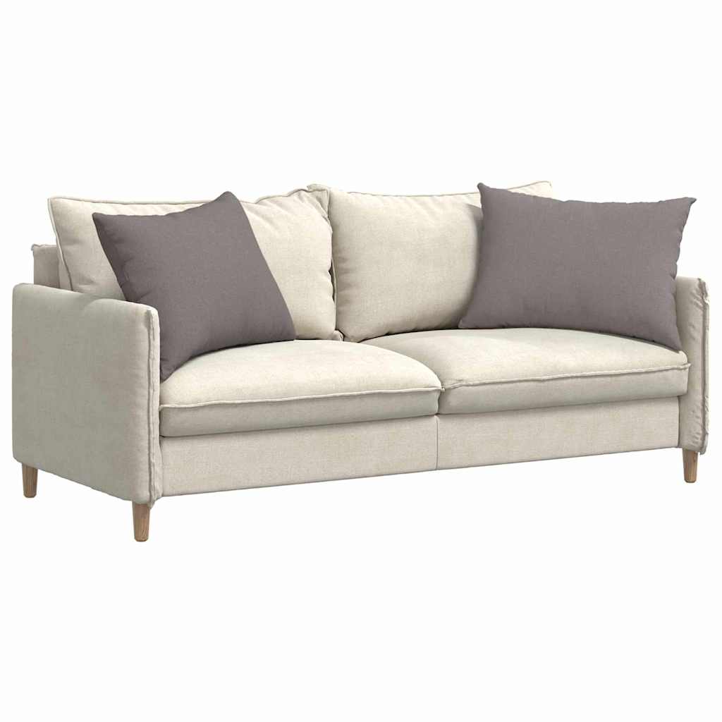 VidaXL Sofakissen 2 Stk. Taupe 70 x 50 cm Stoff