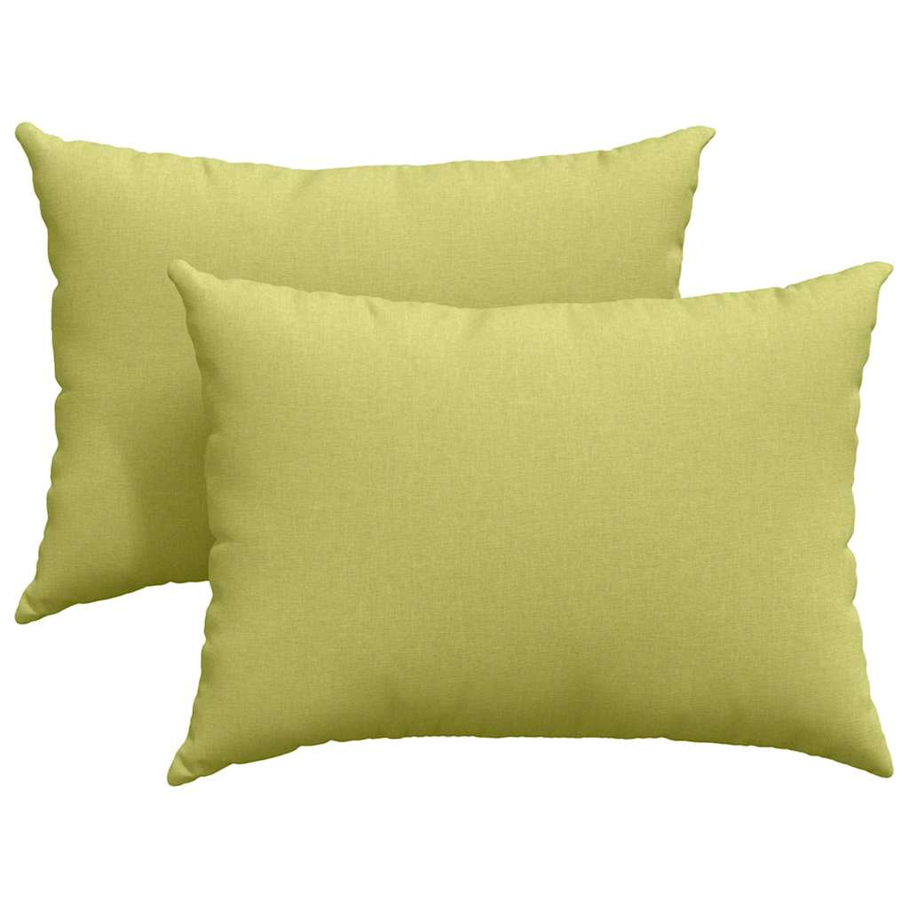VidaXL Sofakissen 2 Stück hellgrün 70 x 50 cm Stoff