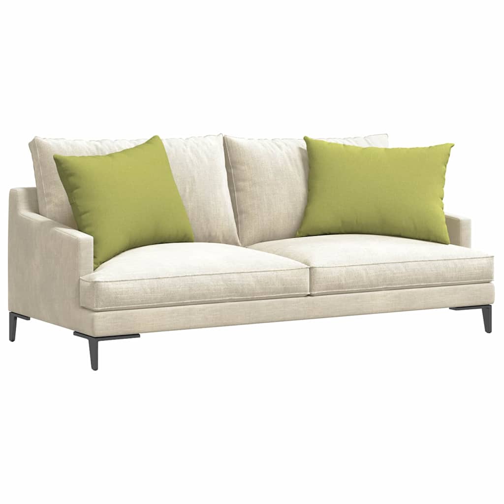 VidaXL Sofakissen 2 Stück hellgrün 70 x 50 cm Stoff