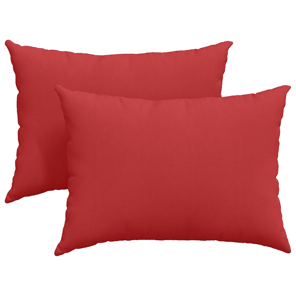 VidaXL Sofakissen 2 Stück rot 70 x 50 cm Stoff