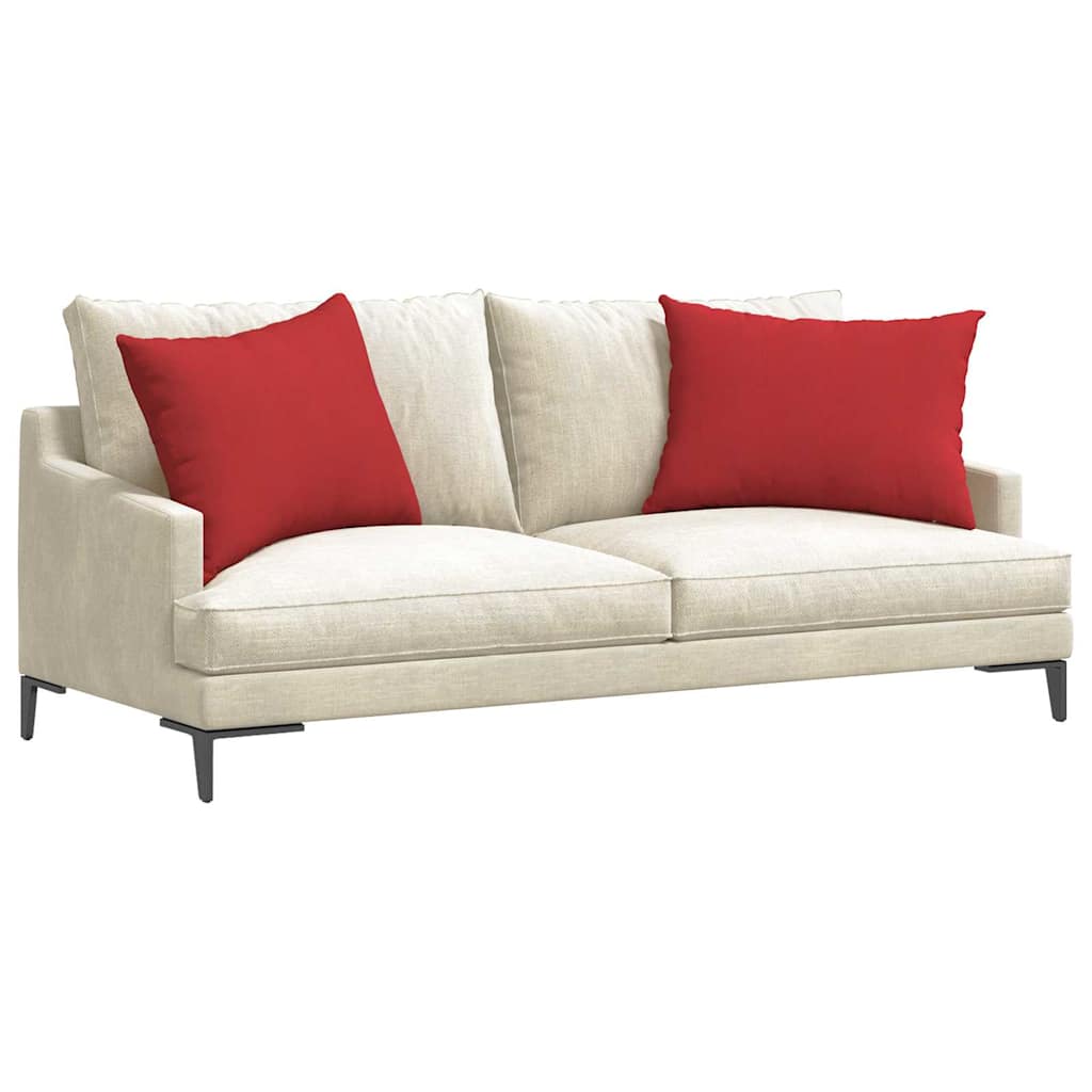 VidaXL Sofakissen 2 Stück rot 70 x 50 cm Stoff