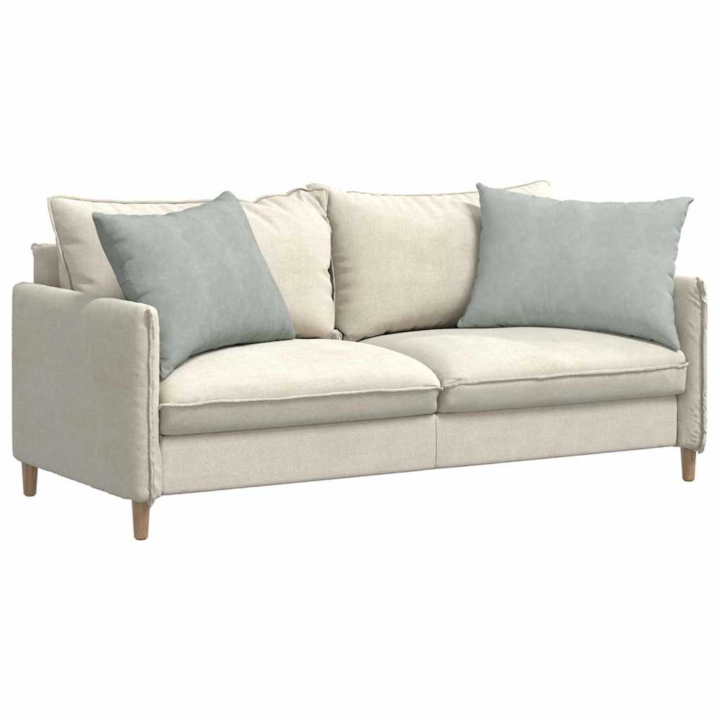 VidaXL Sofakissen 2 Stück hellgrau 70 x 50 cm Cordstoff