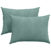 VidaXL Sofakissen 2 Stück Seegrün 70 x 50 cm Cordstoff