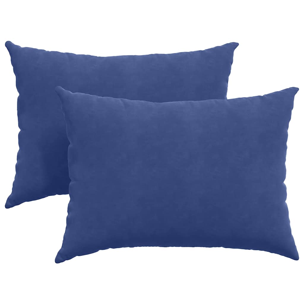 VidaXL Sofakissen, 2 Stück, Polizeiblau, 70 x 50 cm Cordstoff