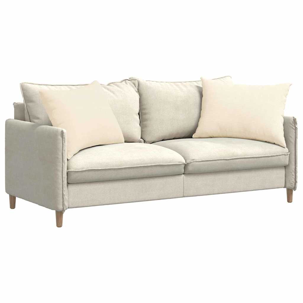 VidaXL Sofakissen 2 Stück Creme 70 x 50 cm Cordstoff