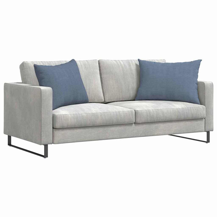 VidaXL Sofakissen 2 Stück blau 70 x 50 cm Cordstoff