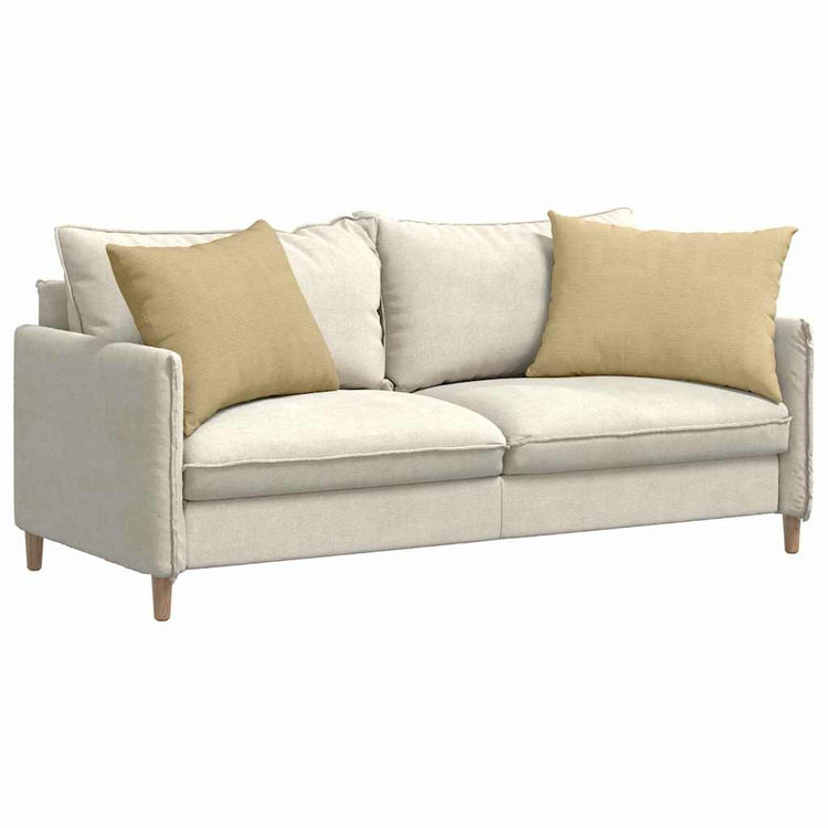 VidaXL Sofakissen 2 Stück grau grün 70 x 50 cm Cordstoff