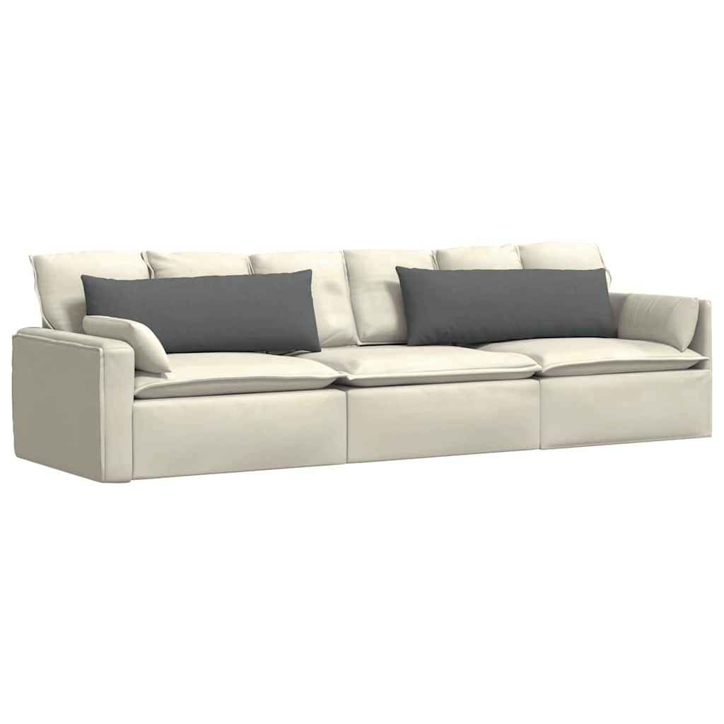 VidaXL Sofakissen 2 Stück dunkelgrau 120 x 40 cm Stoff