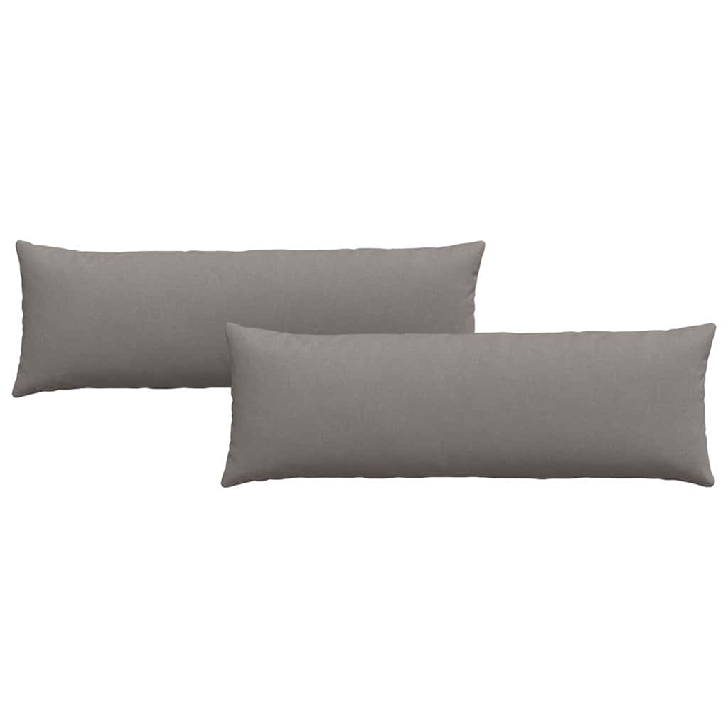 VidaXL Sofakissen 2 Stück Taupe 120 x 40 cm Stoff