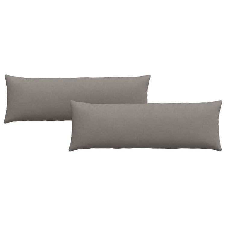 VidaXL Sofakissen 2 Stück Taupe 120 x 40 cm Stoff