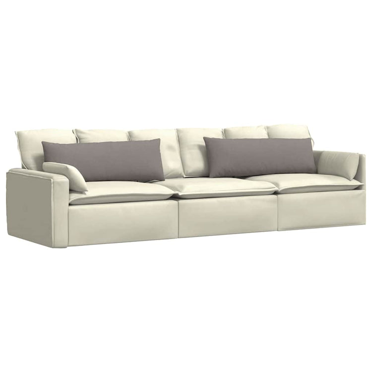 VidaXL Sofakissen 2 Stück Taupe 120 x 40 cm Stoff
