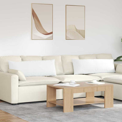 VidaXL Sofakissen 2 Stück weiß 120 x 40 cm Stoff