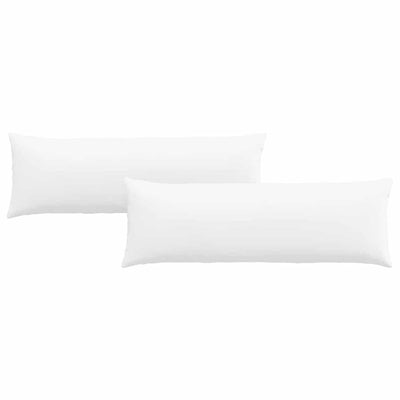 VidaXL Sofakissen 2 Stück weiß 120 x 40 cm Stoff