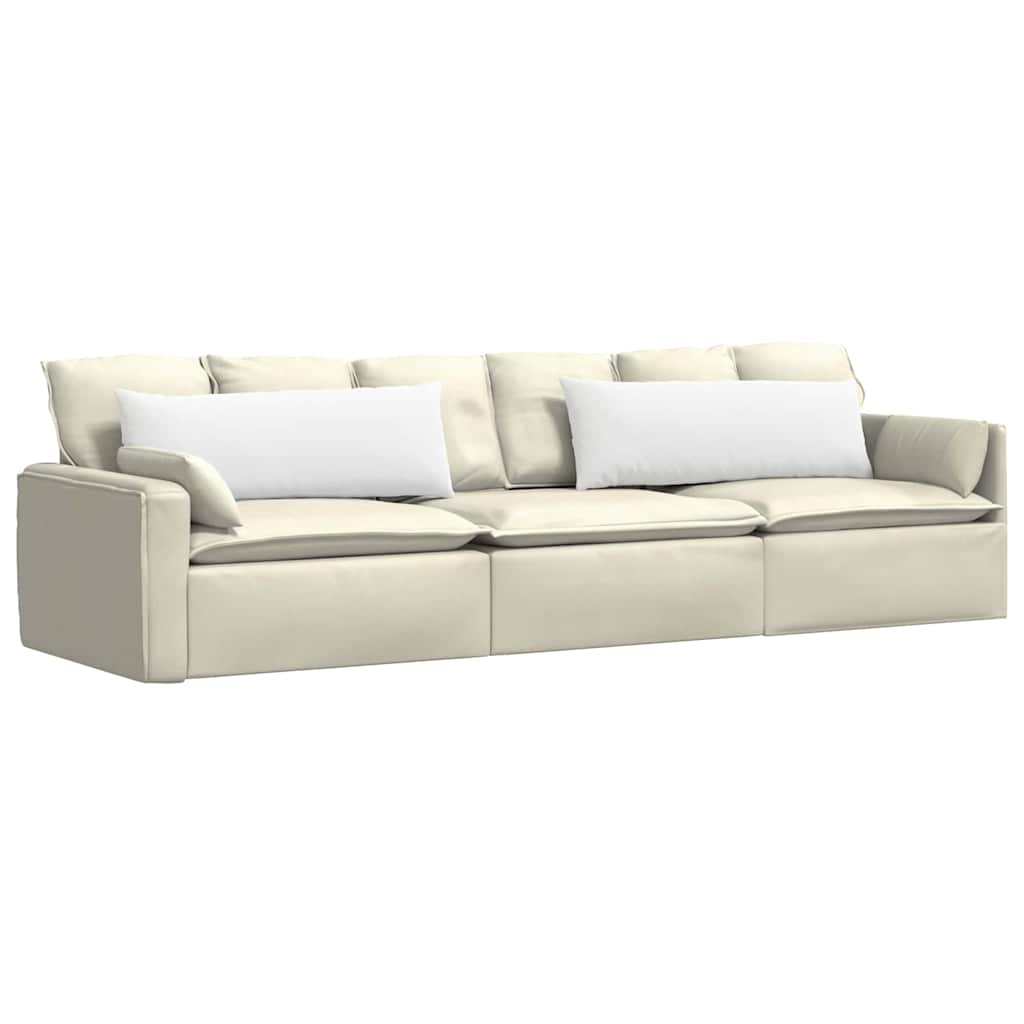 VidaXL Sofakissen 2 Stück weiß 120 x 40 cm Stoff