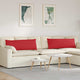 VidaXL Sofakissen 2 Stück rot 120 x 40 cm Stoff