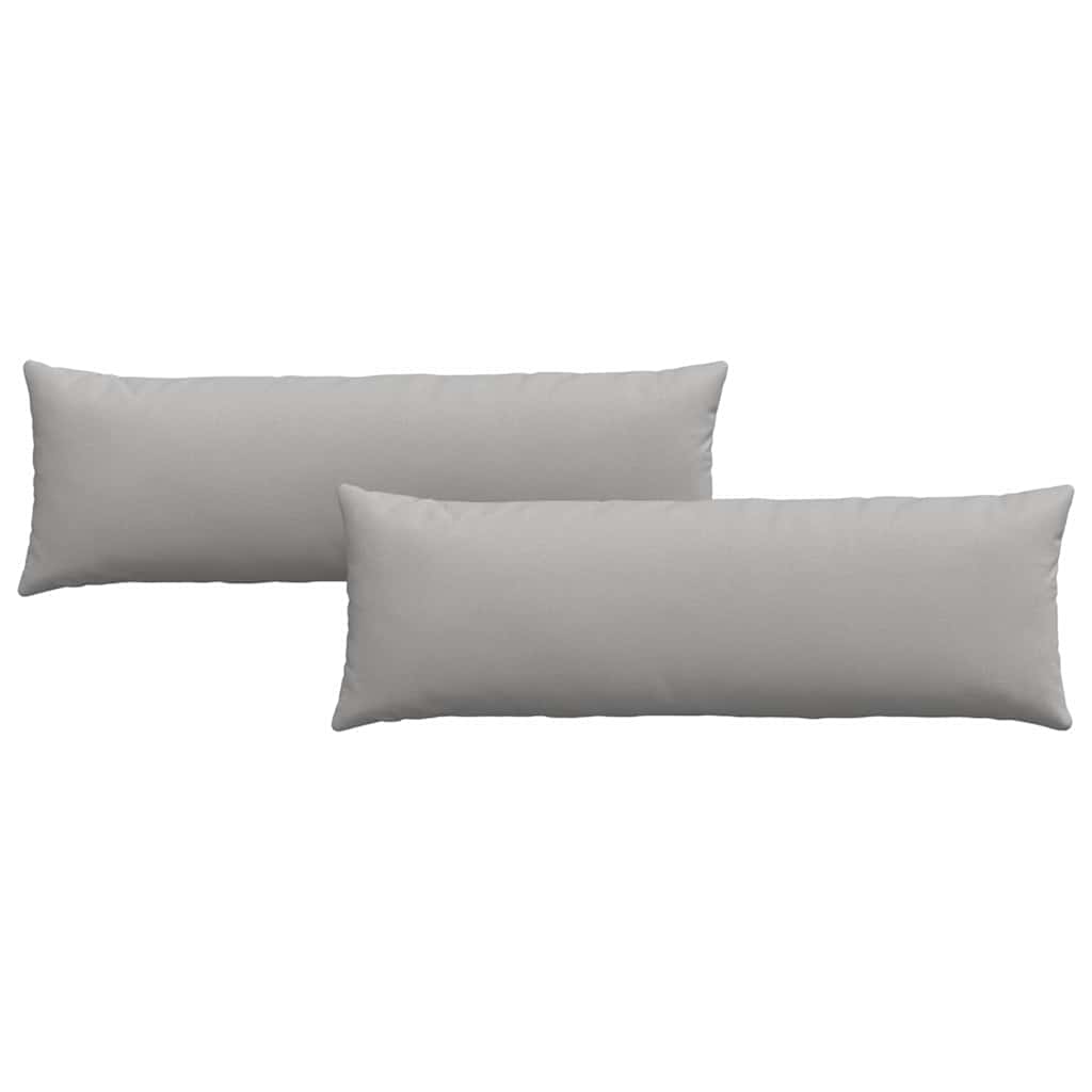 VidaXL Sofakissen 2 Stk. Wolkengrau 120 x 40 cm Stoff