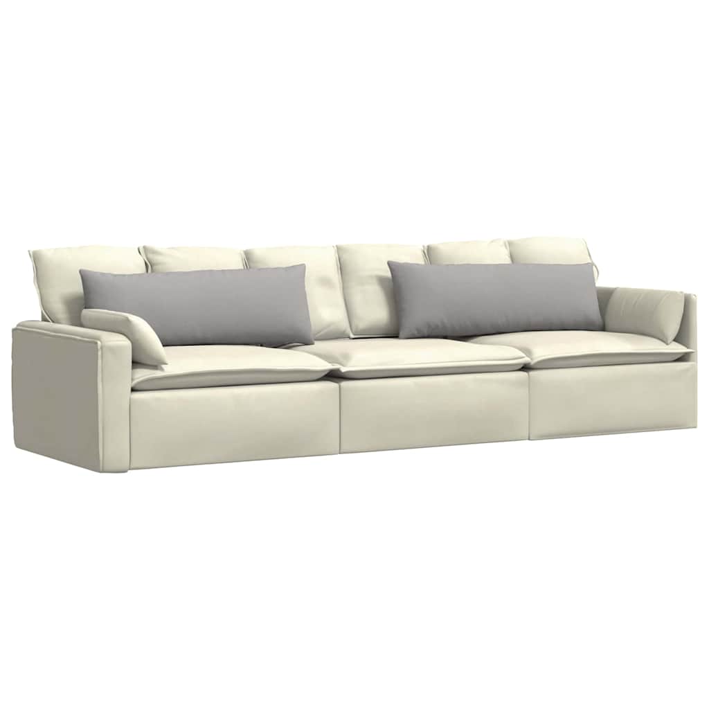 VidaXL Sofakissen 2 Stk. Wolkengrau 120 x 40 cm Stoff