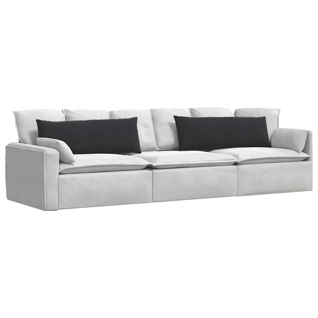 VidaXL Sofakissen 2 Stück Schwarz 120 x 40 cm Cordstoff
