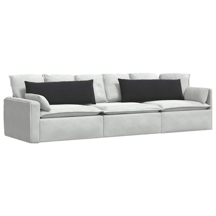 VidaXL Sofakissen 2 Stück Schwarz 120 x 40 cm Cordstoff