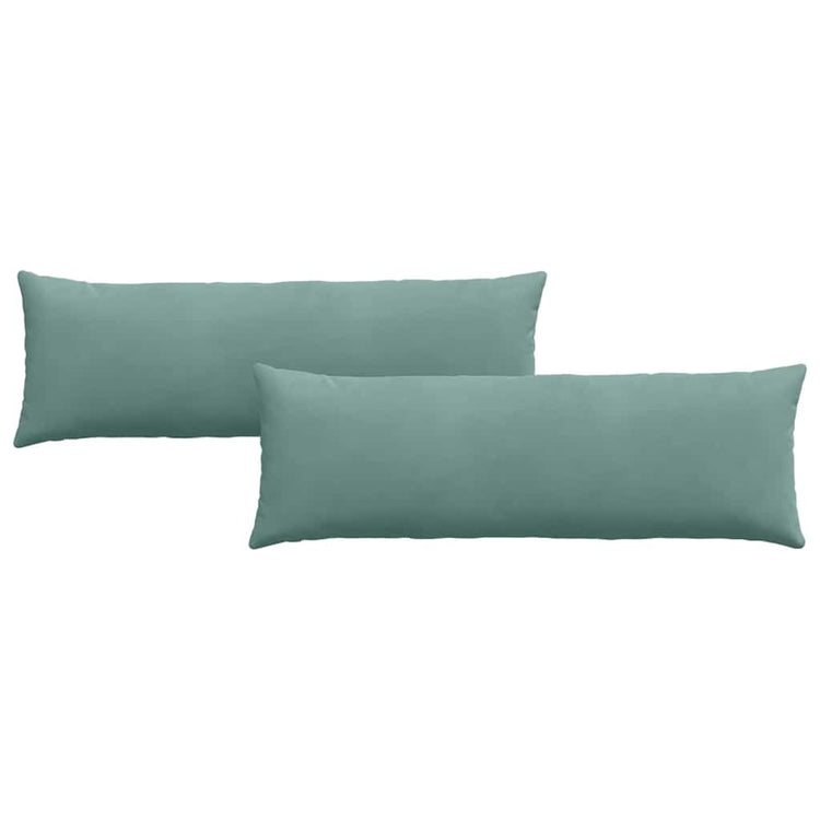 VidaXL Sofakissen 2 Stück Seegrün 120 x 40 cm Cordstoff