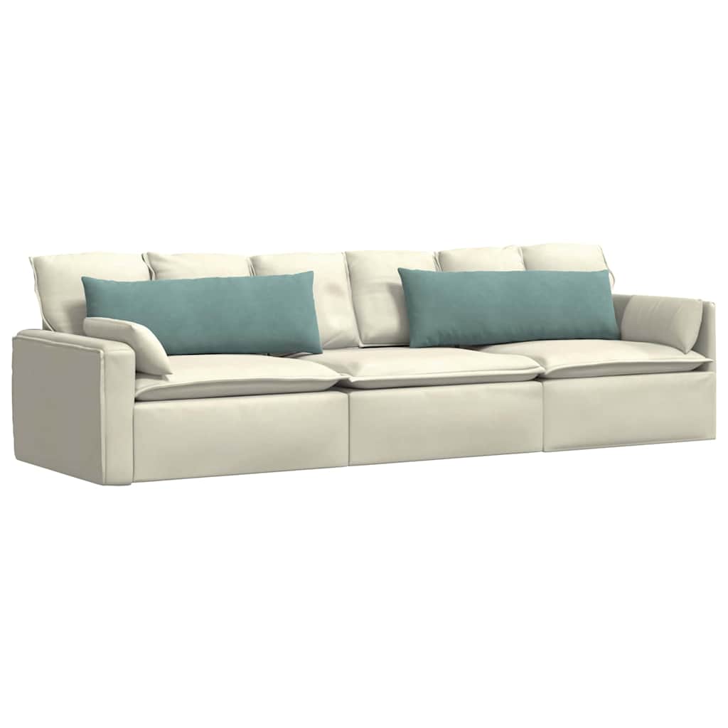VidaXL Sofakissen 2 Stück Seegrün 120 x 40 cm Cordstoff