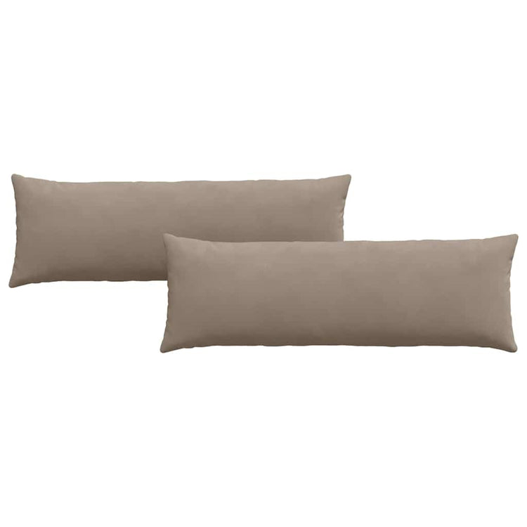 VidaXL Sofakissen 2 Stück Taupe 120 x 40 cm Stoff