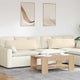 VidaXL Sofakissen 2 Stück Beige 120 x 40 cm Stoff