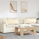 VidaXL Sofakissen 2 Stück Creme 120 x 40 cm Cordstoff
