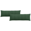 VidaXL Sofakissen 2 Stück dunkelgrün 120 x 40 cm Cordstoff