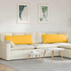 VidaXL Sofakissen 2 Stück Hellgelb 120 x 40 cm Cordstoff