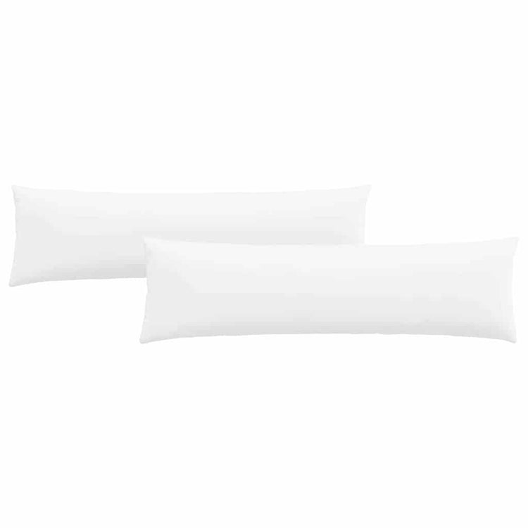 VidaXL Sofakissen 2 Stück weiß 145 x 40 cm Stoff