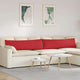 VidaXL Sofakissen 2 Stück rot 145 x 40 cm Stoff