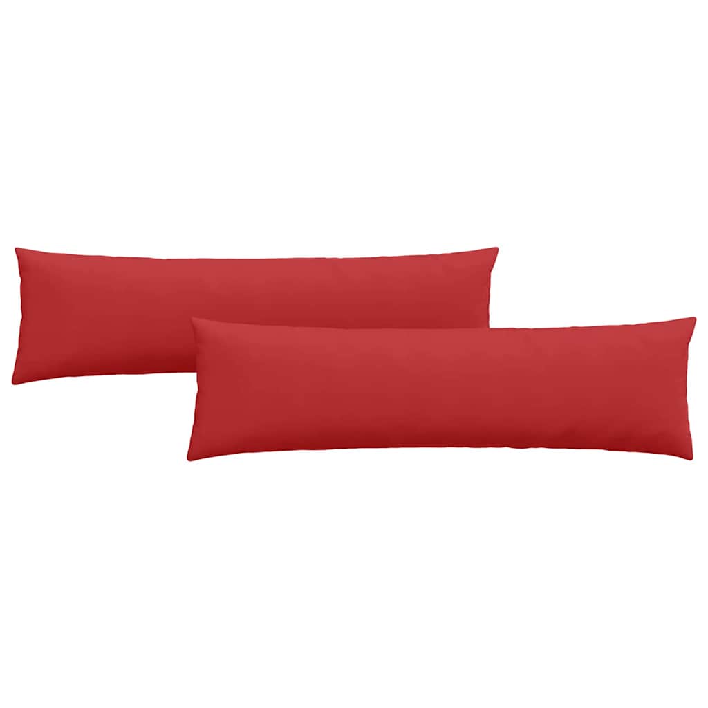 VidaXL Sofakissen 2 Stück rot 145 x 40 cm Stoff