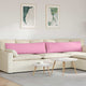 VidaXL Sofakissen 2 Stück rosa 145 x 40 cm Stoff