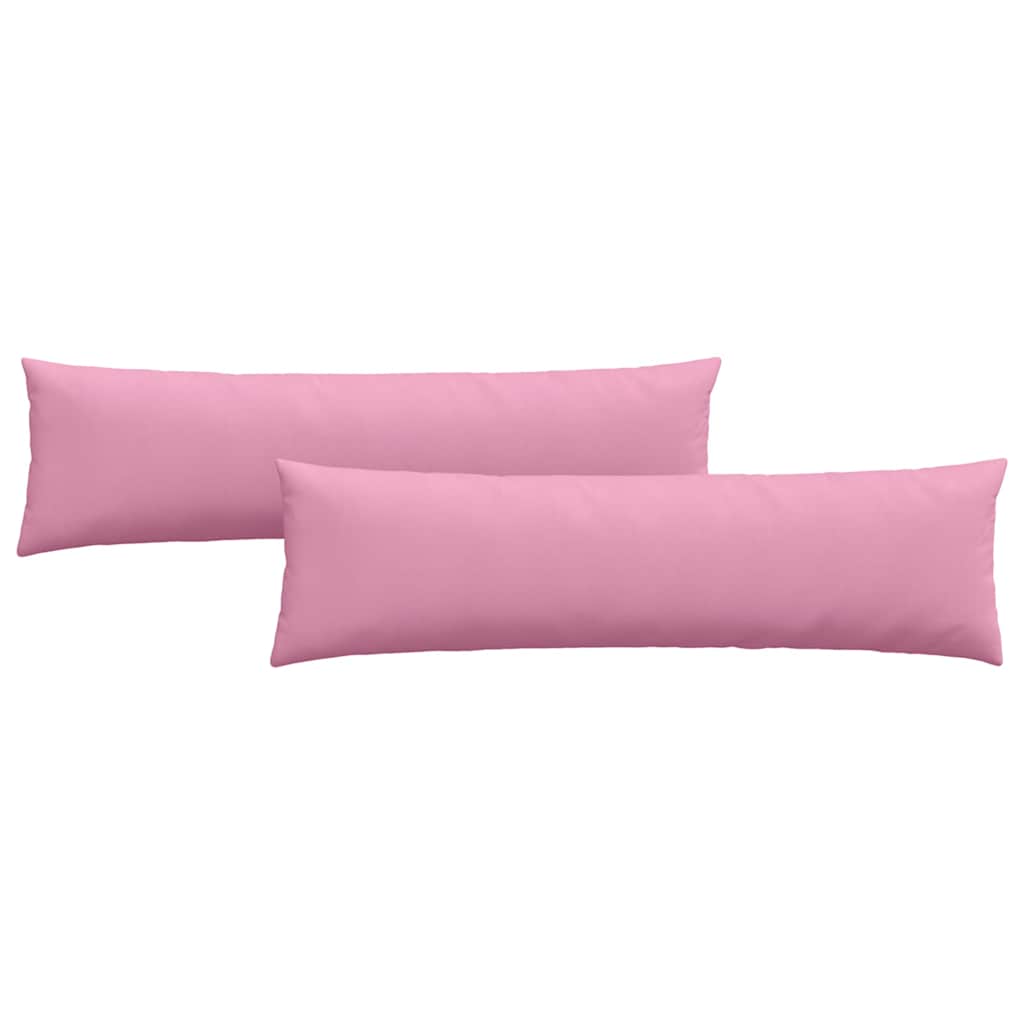VidaXL Sofakissen 2 Stück rosa 145 x 40 cm Stoff