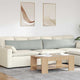 VidaXL Sofakissen 2 Stück hellgrau 145 x 40 cm Cordstoff