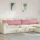 VidaXL Sofakissen 2 Stück rosa 145 x 40 cm Cordstoff